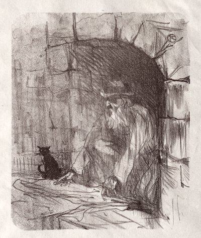 Aan de voet van de Sinaï: Een Achterkamer in Krakau, 1898 door Henri de Toulouse Lautrec