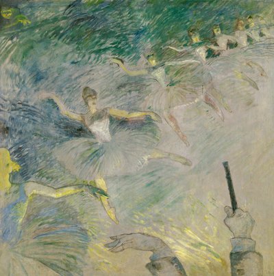 Balletdansers, 1885-1886 door Henri de Toulouse Lautrec