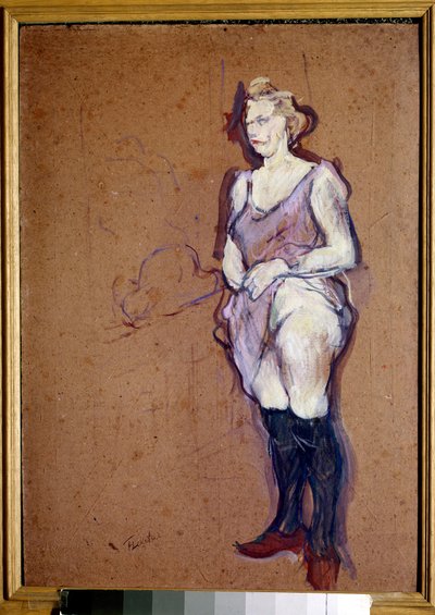 Blonde huisvrouw (Portret van prostituee) door Henri de Toulouse Lautrec