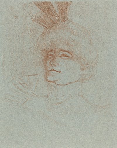 Buste van Mlle. Marcelle Lender, Driekwart Gedraaid Mlle. Marcelle Lender en buste..., 1898 door Henri de Toulouse Lautrec