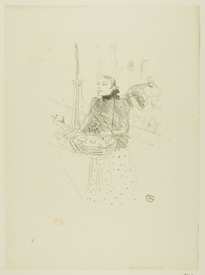 Koop mijn mooie viooltjes, uit Mélodies de Désiré Dihau door Henri de Toulouse Lautrec