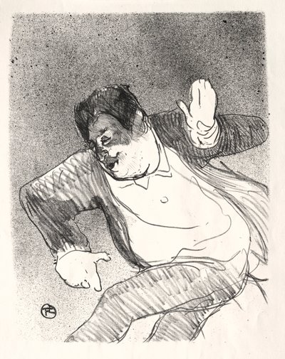 Caudieux, 1893 door Henri de Toulouse Lautrec
