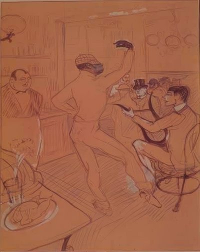 Dansende Chocolade door Henri de Toulouse Lautrec