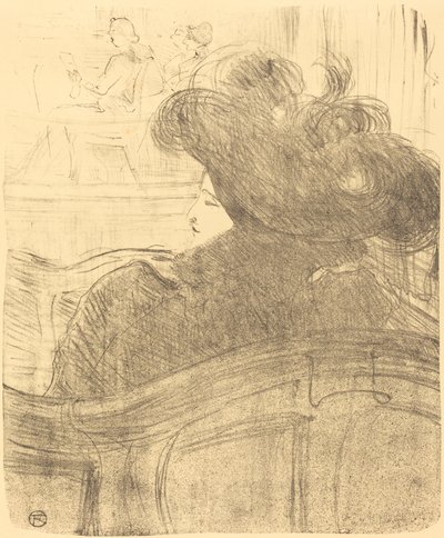 Cléo de Mérode door Henri de Toulouse Lautrec