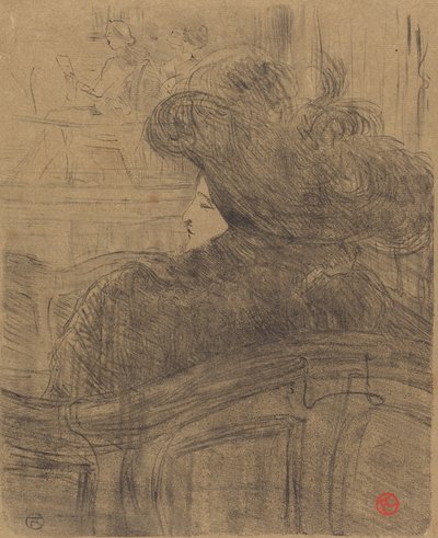 Cléo de Mérode, 1896 door Henri de Toulouse Lautrec