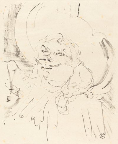 Coquelin de Oudere door Henri de Toulouse Lautrec
