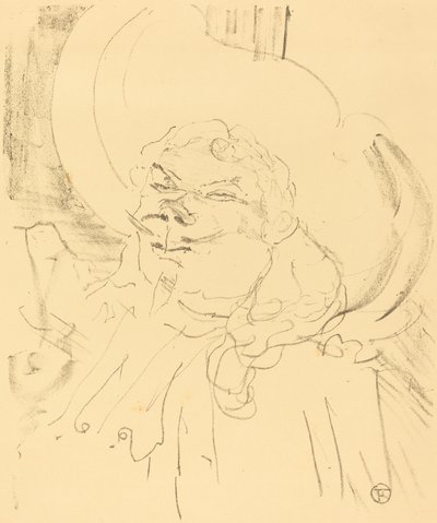 Coquelin de Oudere Coquelin aîné door Henri de Toulouse Lautrec
