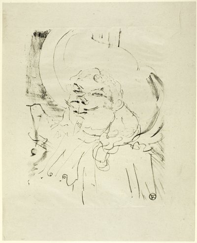 Coquelin de Oudere, uit Treize Lithographies door Henri de Toulouse Lautrec
