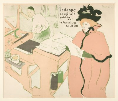Omslag van de door Henri de Toulouse Lautrec