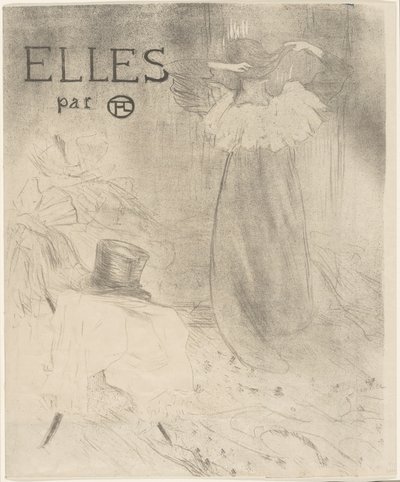 Omslag voor Elles door Henri de Toulouse Lautrec