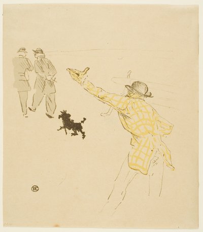 Omslag voor Le Fardeau de la Liberté door Henri de Toulouse Lautrec