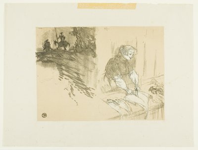 Omslag voor Les Courtes Joies door Henri de Toulouse Lautrec