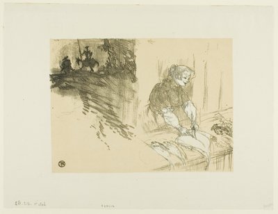 Omslag voor Les Courtes Joies door Henri de Toulouse Lautrec