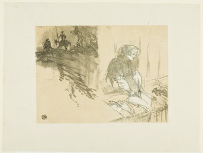 Omslag voor Les Courtes Joies door Henri de Toulouse Lautrec
