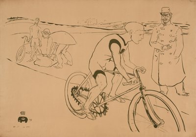Fiets Michael door Henri de Toulouse Lautrec