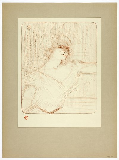Dans la glu, plaat twee uit Yvette Guilbert door Henri de Toulouse Lautrec