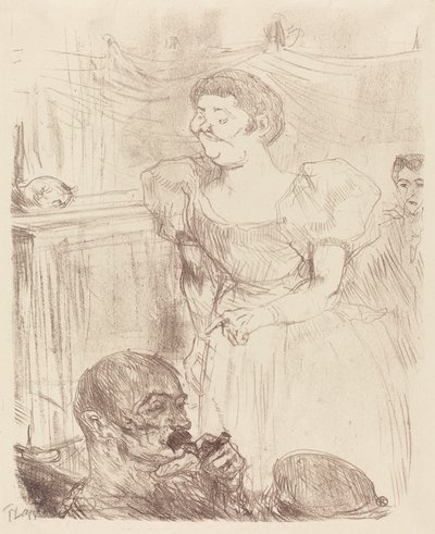 Di Ti Fellow - Engelsen in het Café-Concert, 1898 door Henri de Toulouse Lautrec