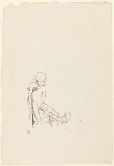 Eros Geweend door Henri de Toulouse Lautrec
