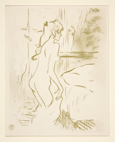 Studie van een vrouw door Henri de Toulouse Lautrec