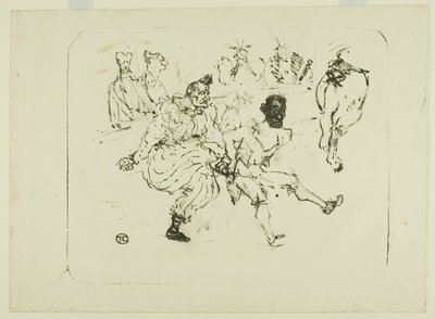 Footit en Chocolat door Henri de Toulouse Lautrec