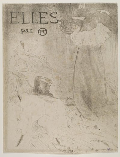 Frontispice voor Elles door Henri de Toulouse Lautrec