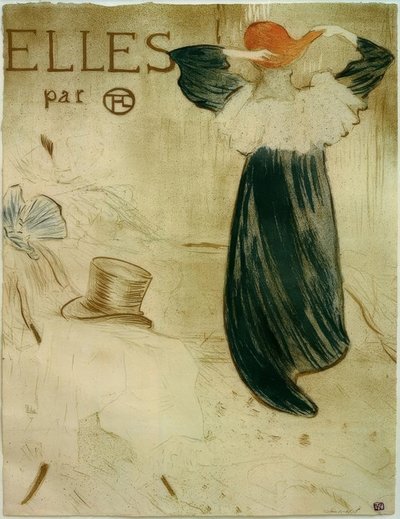 Frontispice voor Elles door Henri de Toulouse Lautrec
