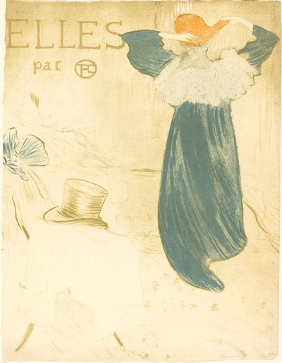 Frontispice voor "Elles" door Henri de Toulouse Lautrec
