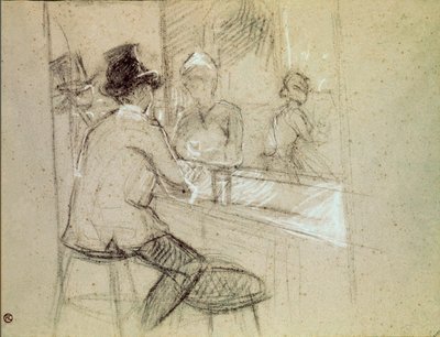 Gin cocktails door Henri de Toulouse Lautrec