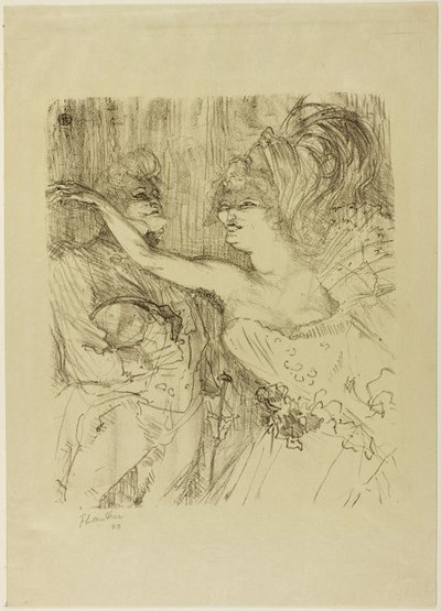 Guy en Mealy, in "Parijs die Loopt" door Henri de Toulouse Lautrec