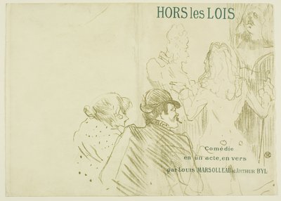 Hulde aan Molière door Henri de Toulouse Lautrec
