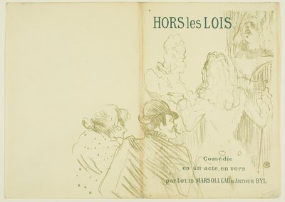 Hommage aan Molière door Henri de Toulouse Lautrec