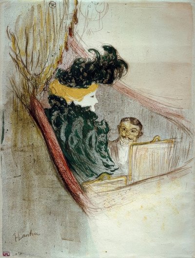 Prinselijke idylle door Henri de Toulouse Lautrec