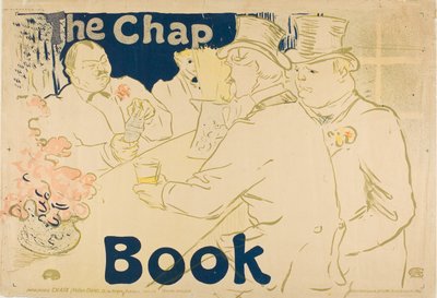 Ierse en Amerikaanse bar, Rue Royale—The Chap Book door Henri de Toulouse Lautrec