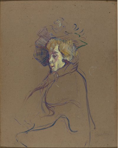 Jane Avril door Henri de Toulouse Lautrec