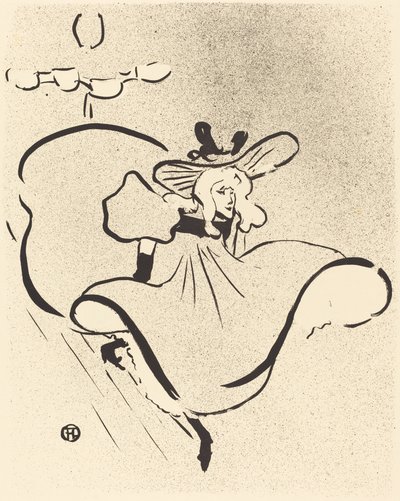 Jane Avril door Henri de Toulouse Lautrec
