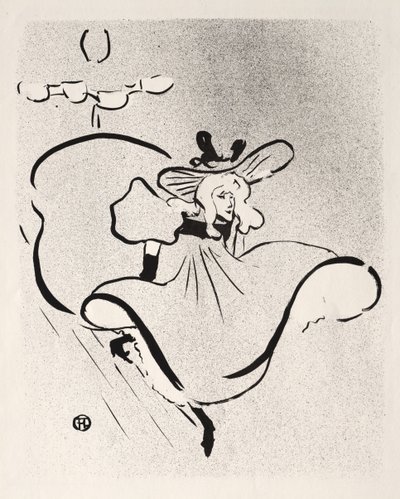 Jane Avril door Henri de Toulouse Lautrec