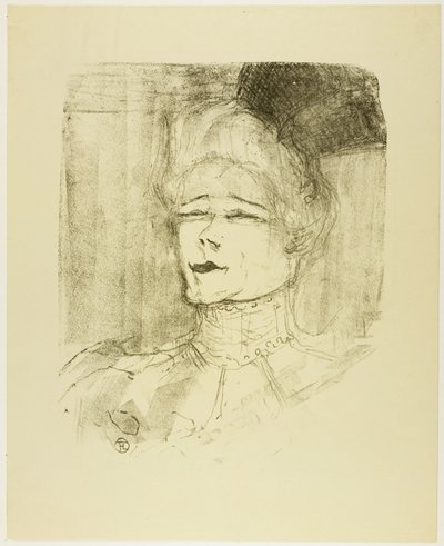 Jeanne Granier, uit Treize Lithographies door Henri de Toulouse Lautrec