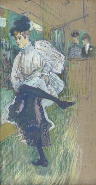 Jeanne April dansen door Henri de Toulouse-Lautrec