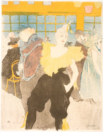 De Clownes bij de Moulin Rouge door Henri de Toulouse Lautrec