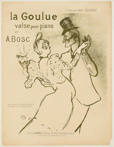 La Goulue door Henri de Toulouse Lautrec
