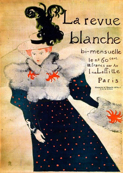La Revue Blanche, 19e eeuw door Henri de Toulouse Lautrec