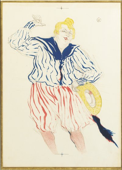 Het lied van de Zeeman, bij de Ster, Le Havre door Henri de Toulouse Lautrec