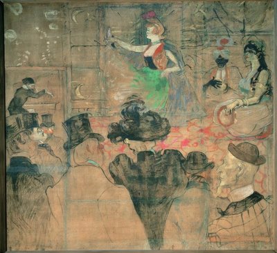 De Moorse dans, of De Almées door Henri de Toulouse Lautrec