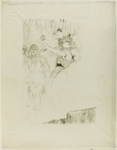 Lender danst de bolero in Chilpéric door Henri de Toulouse Lautrec