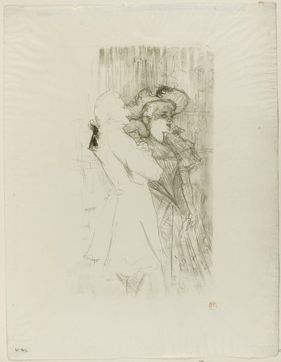 Lender en Auguez in La Chanson de Fortunio door Henri de Toulouse Lautrec