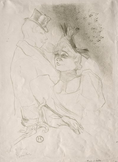 Lener en baron door Henri de Toulouse Lautrec