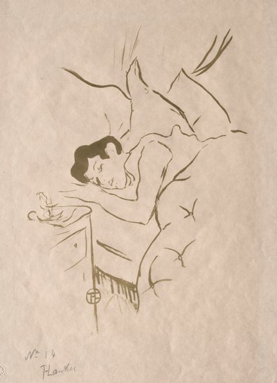 Les Vieilles histoires: Ta Bouche door Henri de Toulouse Lautrec