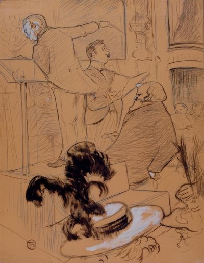 De grote concerten van de Opera door Henri de Toulouse Lautrec