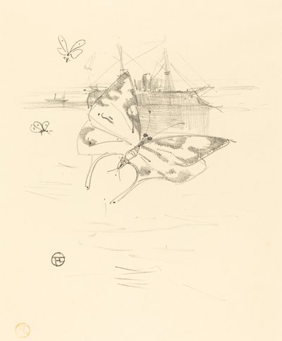 De Vlinders door Henri de Toulouse Lautrec