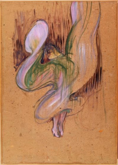 Loïe Fuller bij de Folies Bergère door Henri de Toulouse Lautrec